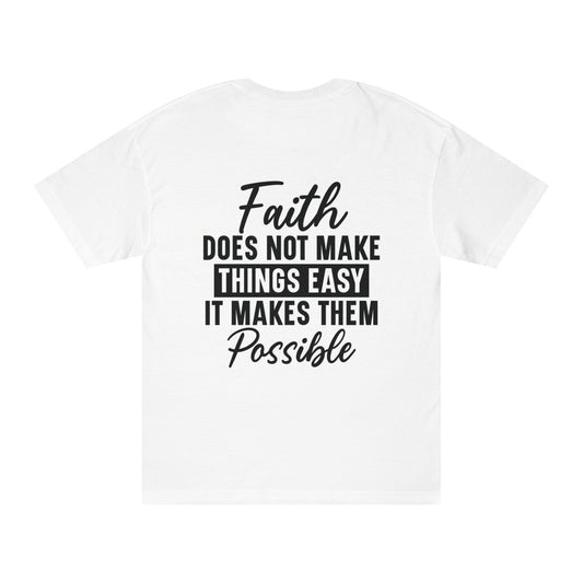 Faith Luke 1:37 Classic Tee - Style #2
