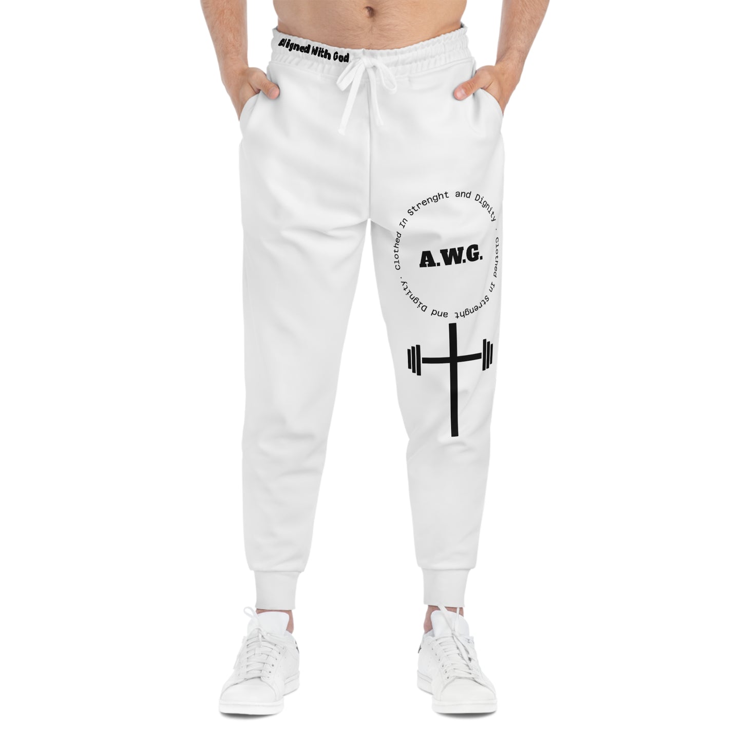 Athletic Joggers - White