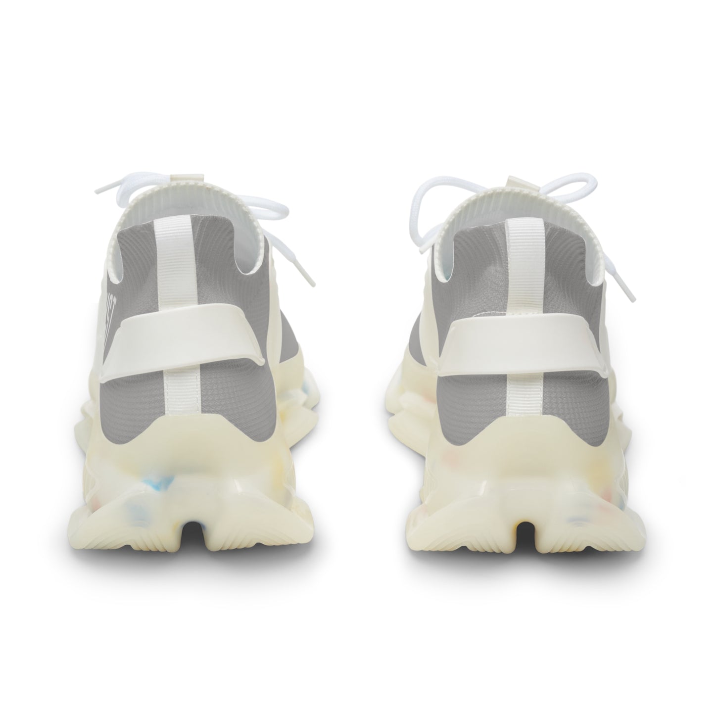 Men's Mesh Sneakers — Light Grey/White & Dark Grey/Black Athletic Shoes
