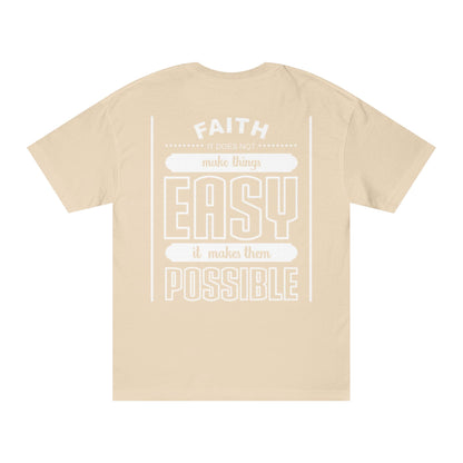 Faith Luke 1:37 Classic Tee - Style #1