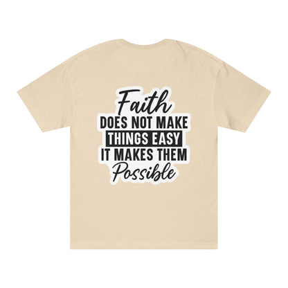 Faith Luke 1:37 Classic Tee - Style #2