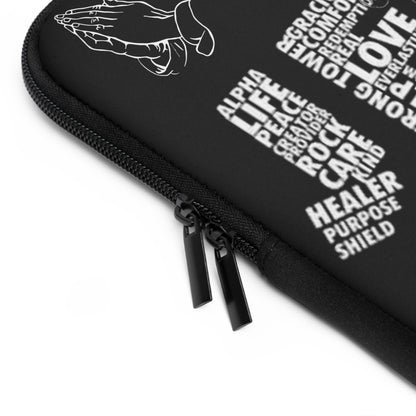 Jesus Laptop Sleeve - Black