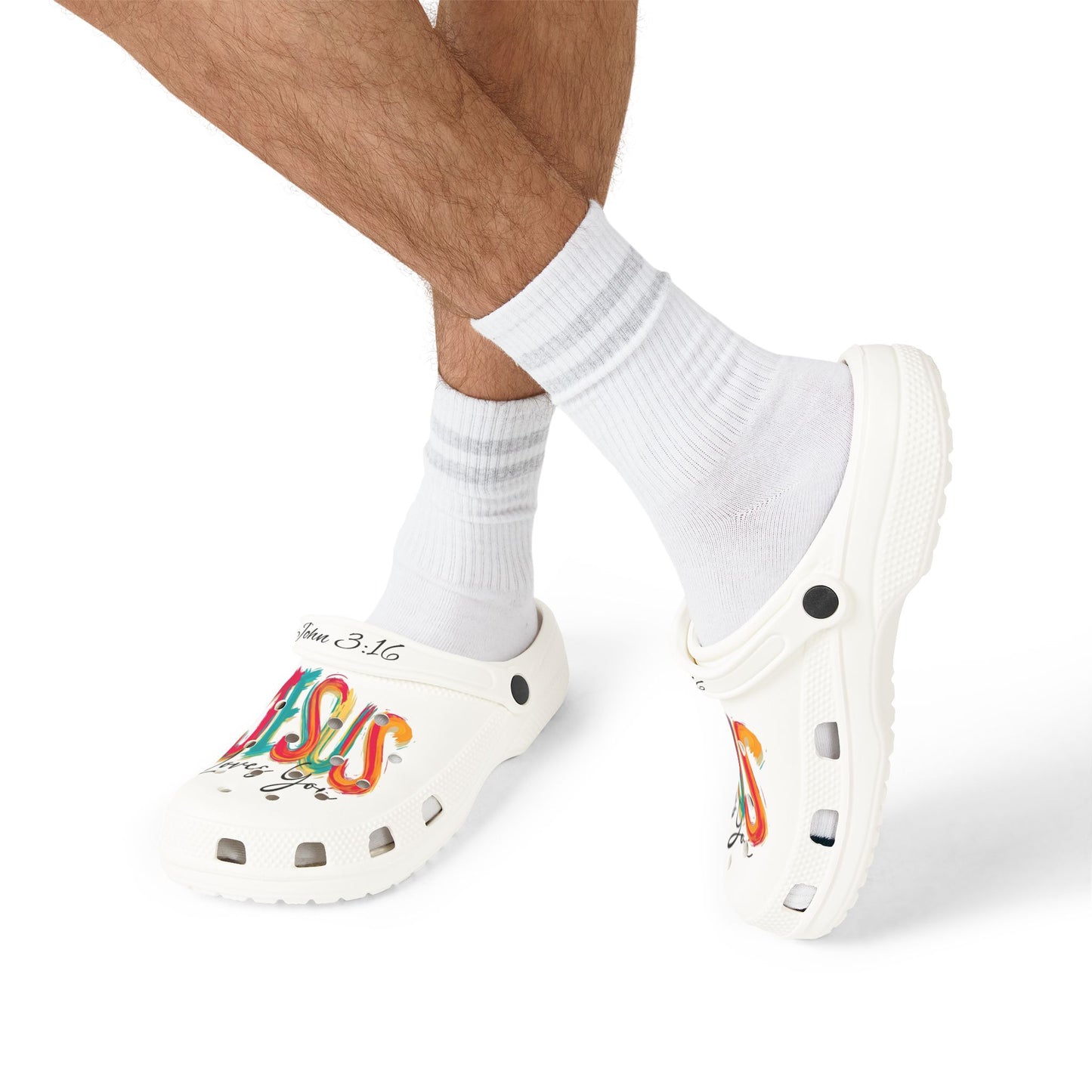 Jesus Loves You - Lightweight EVA Clogs