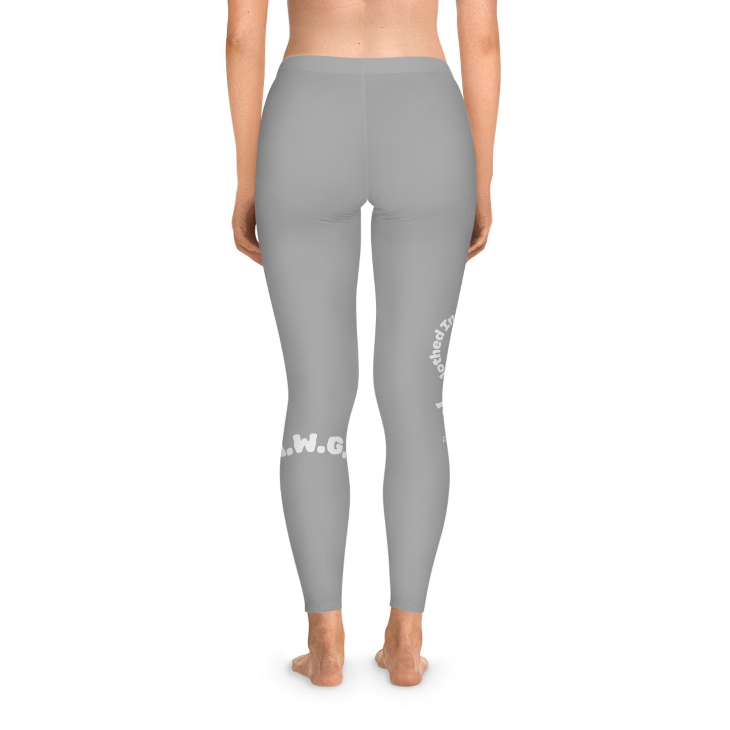 Ankle-Length Leggings - Light Grey
