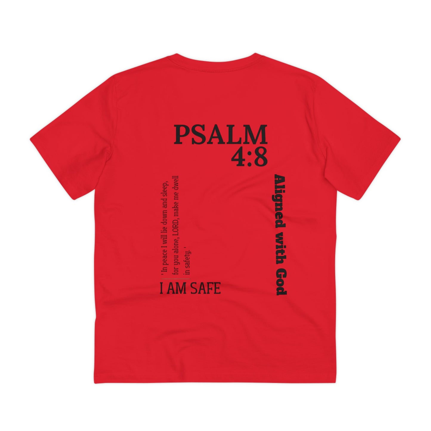 Psalm 4:8 - Men's T-Shirt