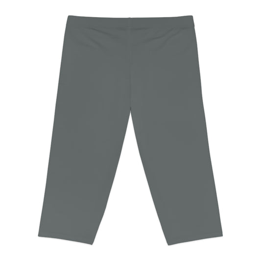 Capri Leggings - Dark Grey/Black