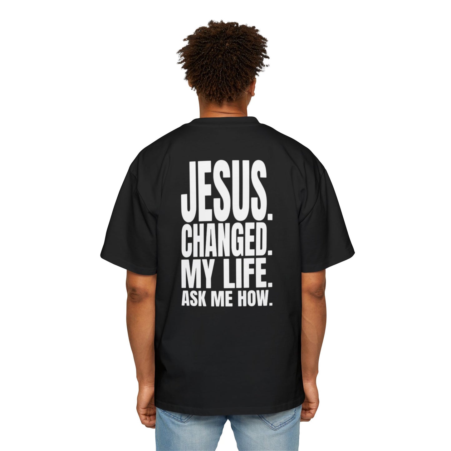 Ask me about Jesus - Oversized Tee
