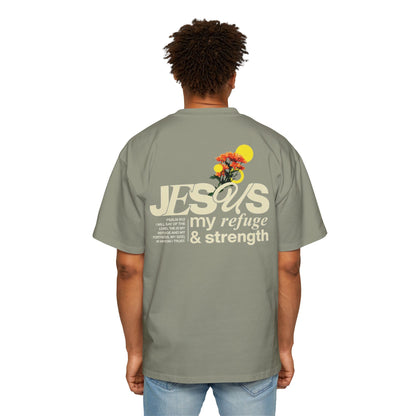 Jesus my refuge & strength - Oversized Tee