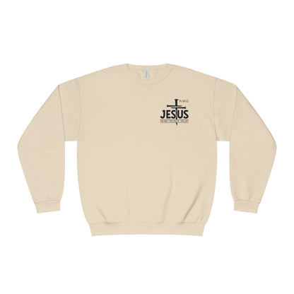 Ask me about Jesus - Crewneck Sweatshirt