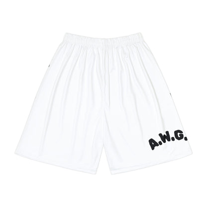 Gym Shorts - White/Black