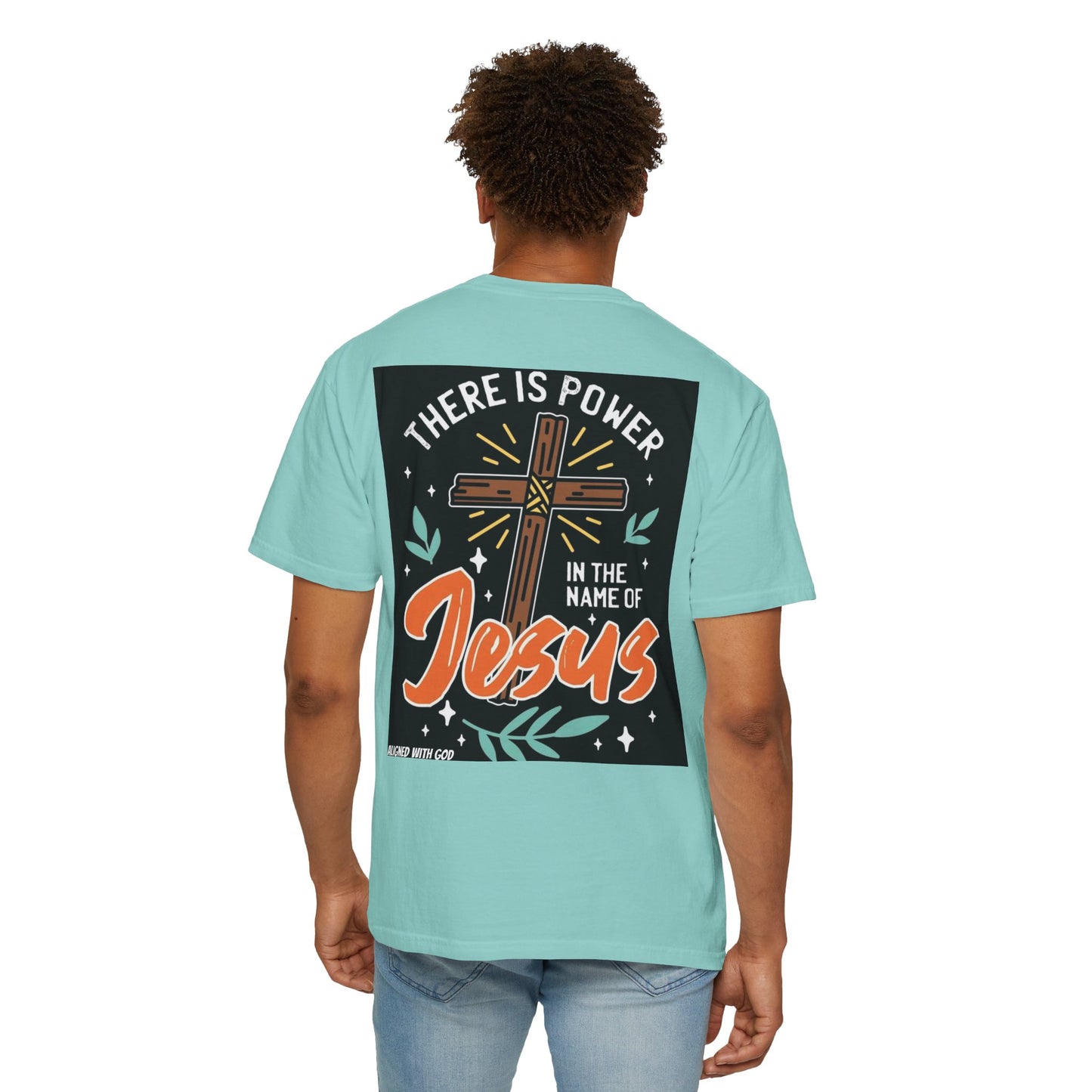 Power in the Name of Jesus - Men's Christian T-Shirt