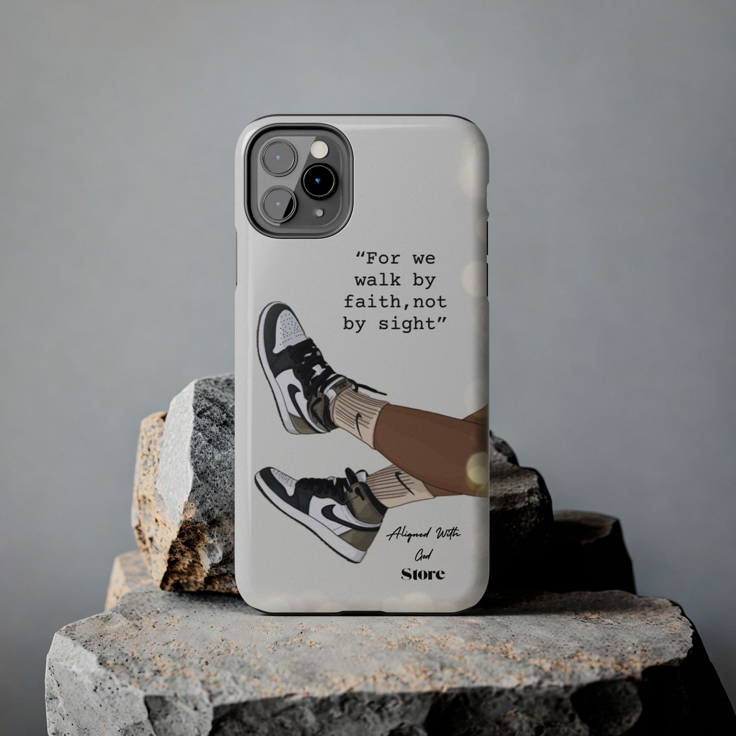 Walk by Faith - Universal Phone Case