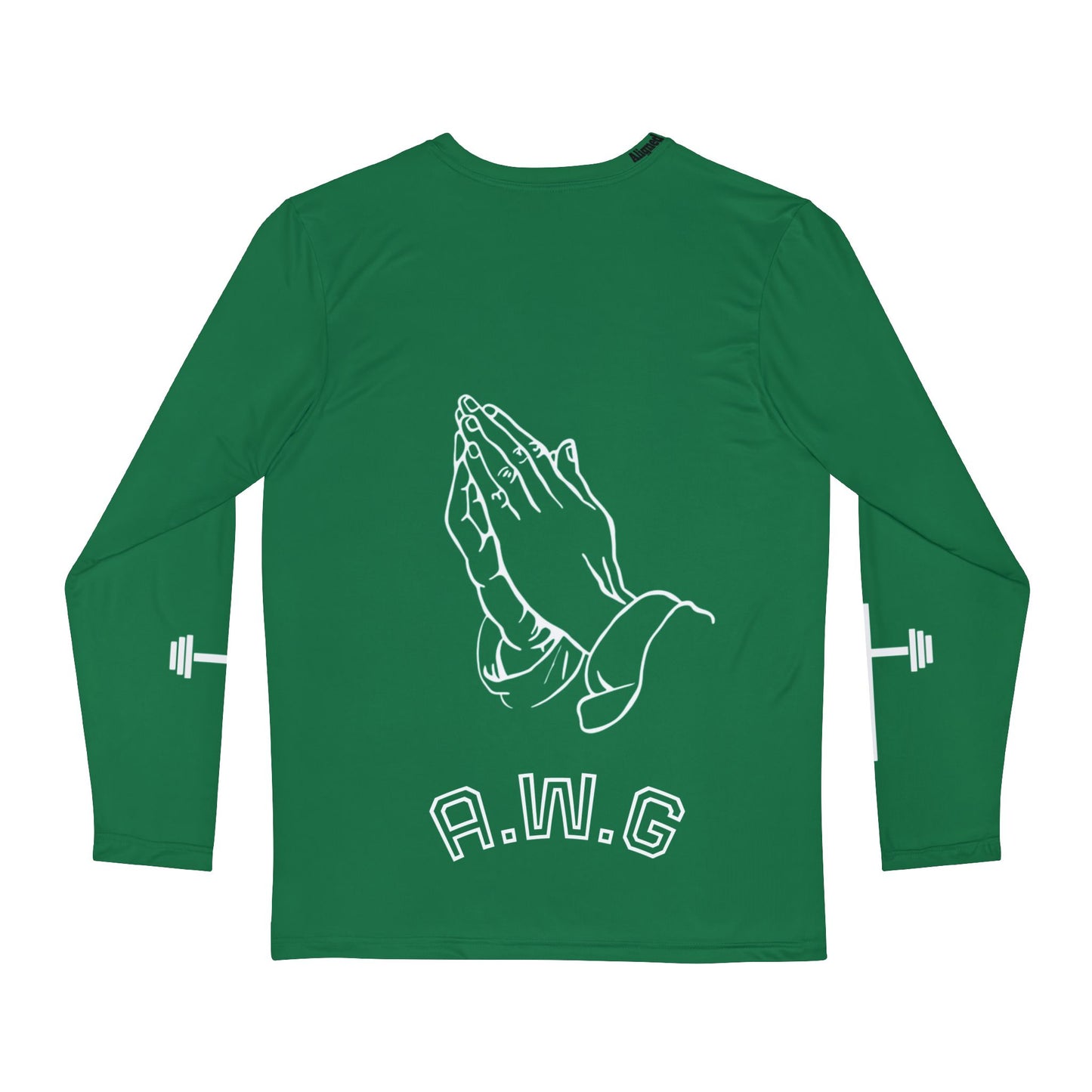 I Can do All things Through Christ - Unisex Long Sleeve - Dark Green/White