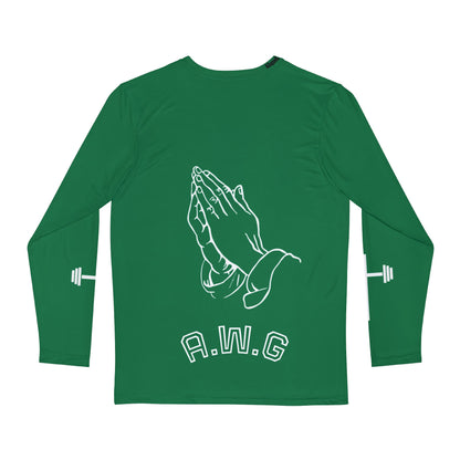 I Can do All things Through Christ - Unisex Long Sleeve - Dark Green/White