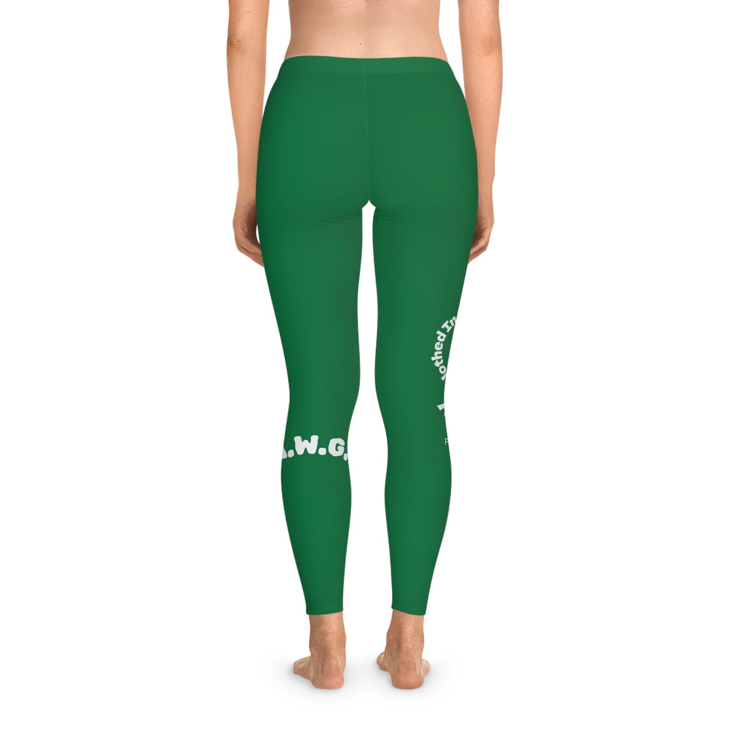 Ankle-Length Leggings - Dark Green