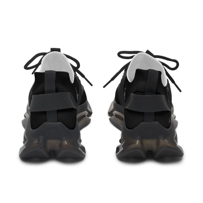 Walk by Faith Women's Mesh Sneakers — Black/White Athletic Faith Shoes